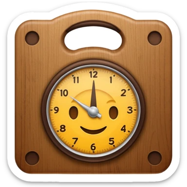 Make a scale in law school emoji symbol in color brown sticker