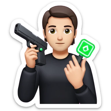 Glock in the rave sticker