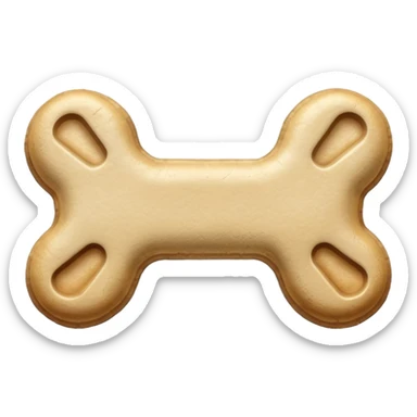 Dog bone treat sticker