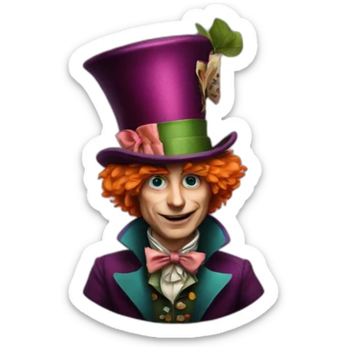 Mad Hatter sticker