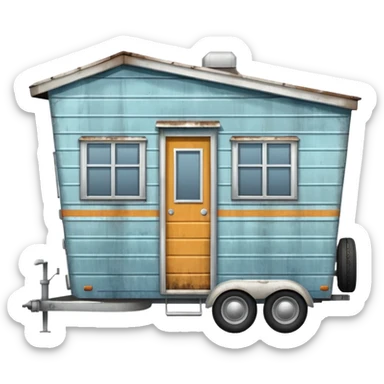 Trailer house sticker