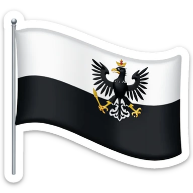 Prussia flag sticker