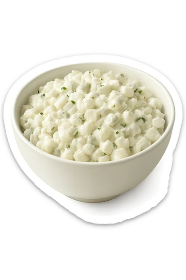 bowl di insalata bianca sticker