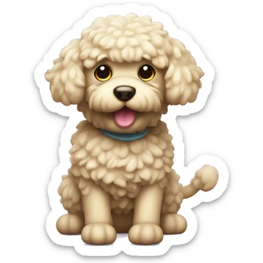 toy pudel sticker