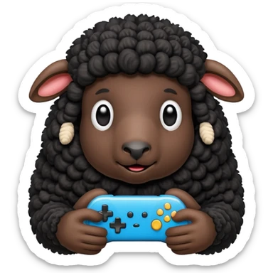 black sheepplayingvideogames sticker