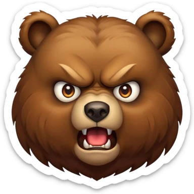 Urso palavrão  sticker