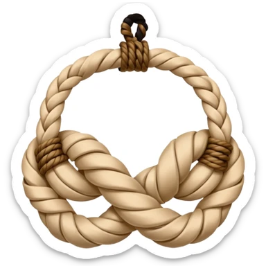 Rope Knot – decorative Shibari knot. sticker