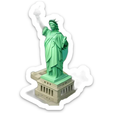the statue of liberty sticker