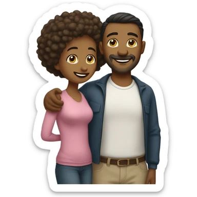 Proud husband of wife sticker