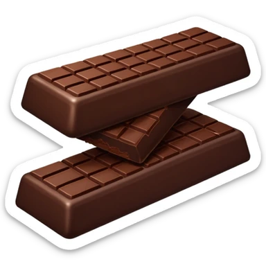 Bar of chocolate  sticker