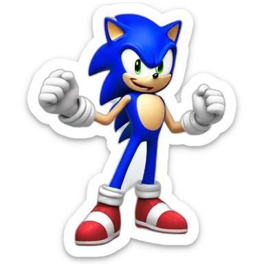 Sonic the sticker