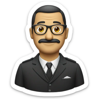 a minnesota loon with glasses sticker