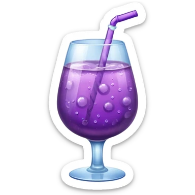 Make a grape soda sticker