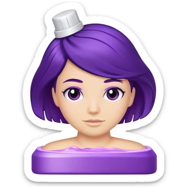 OGX Conditioner Dark purple hair  sticker