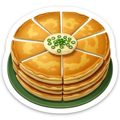 Korean pancake sticker
