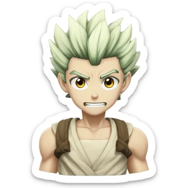 Dr stone senku sticker