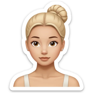 Hazme una imagen de una clean girl sticker