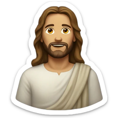 amputee jesus sticker