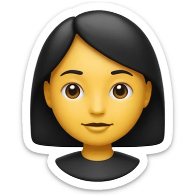 black "Mrs. or Mr." emoji sticker