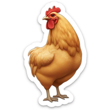 cuisse de poulet sticker