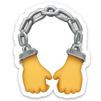 handcuffs sticker