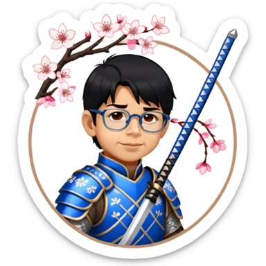 Samurai Warrior sticker