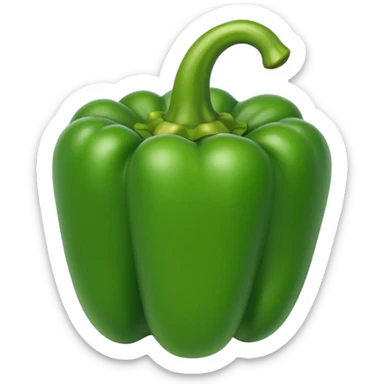 green Bell Pepper
 sticker