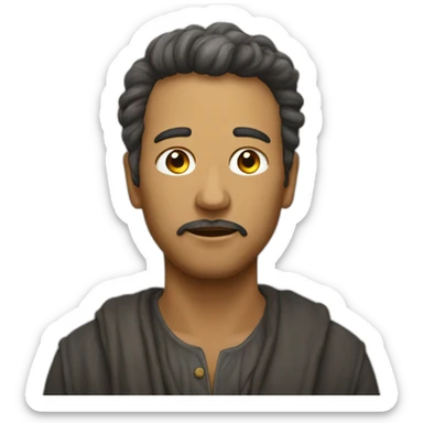 Dieu qui fait caca sticker