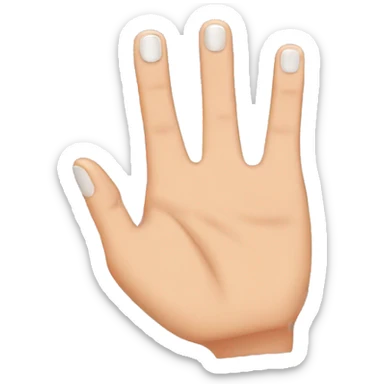 finger nails sticker