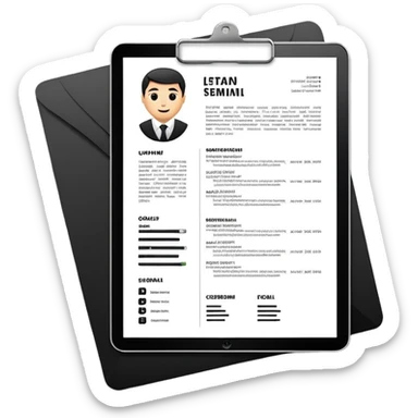 resume sticker