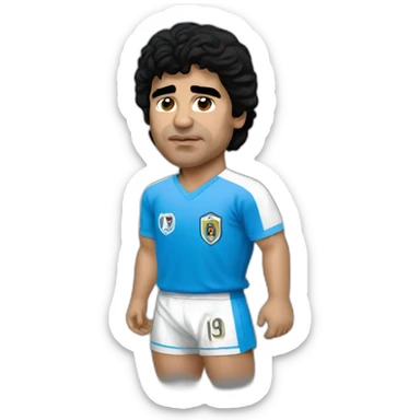 Maradona 1986 sticker