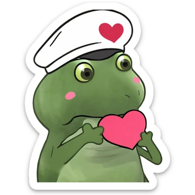 hugging face heart sticker