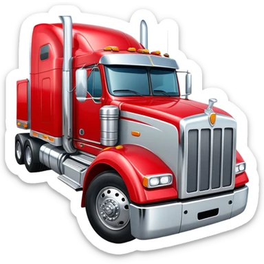 18 wheeler sticker