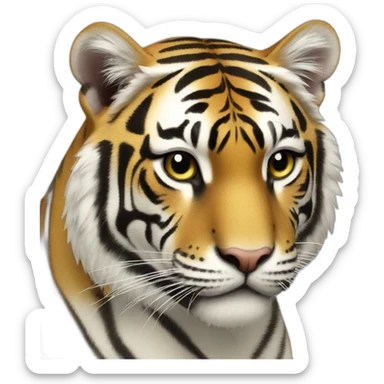 Tigre blanc sticker