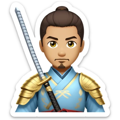 Elegant Samurai sticker