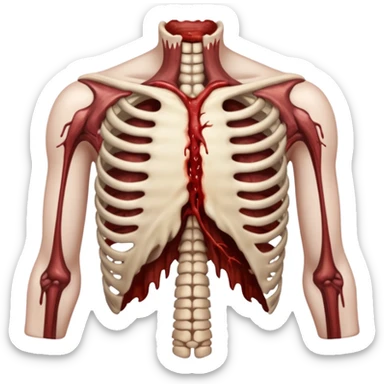 bloody rotting corpse sticker