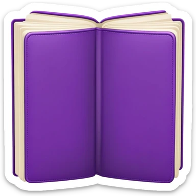 Closed purple book identical to the red book emoji 📕 but purple colored with "VOL. 5" written on the cover sticker