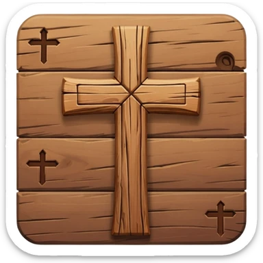 CRUZ IGLESIA CATÓLICA sticker