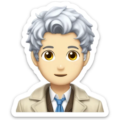 castiel from the otome game "my candy love" sticker