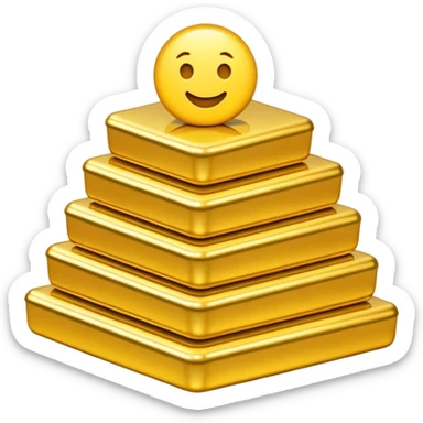 Tons of gold sticker