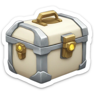 Pokemon Game LootCase White Color Rich Treasure Legendary Epic Pokeballs and Pokemons Inside sticker