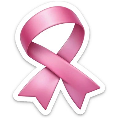 Pink ribbon  sticker