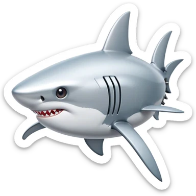 Roboter hai  sticker