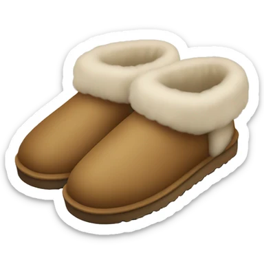 UGG slippers  sticker