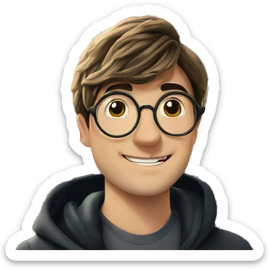 Harry Potter en el castillo de Chapultepec México sticker