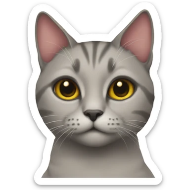 Cat with a Christian gay sticker