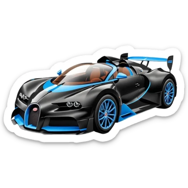 Bugatti bolide sticker