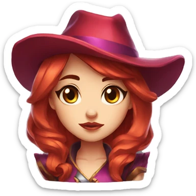 miss fortune league of legends sad sticker