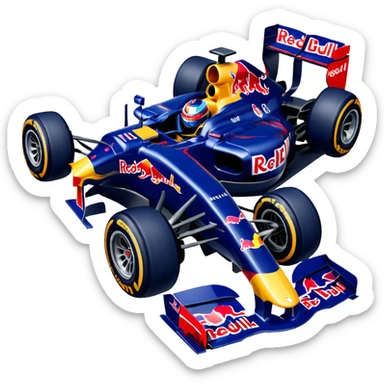 Red bull F1 sticker