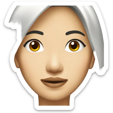 Coquette asian  sticker